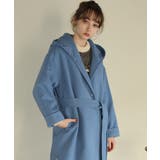 aity アイティ ウール調フードガウンコート | Fashion Letter | 詳細画像15