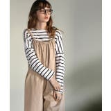 ライトベージュ | aity アイティ ツイルギャザーオールインワン | Fashion Letter