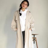 aity アイティ 胸ヨーク付きステンカラーロングコート | Fashion Letter | 詳細画像1
