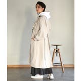 aity アイティ 胸ヨーク付きステンカラーロングコート | Fashion Letter | 詳細画像2