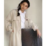 aity アイティ 胸ヨーク付きステンカラーロングコート | Fashion Letter | 詳細画像4