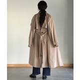 aity アイティ 胸ヨーク付きステンカラーロングコート | Fashion Letter | 詳細画像6