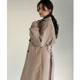 aity アイティ 胸ヨーク付きステンカラーロングコート | Fashion Letter | 詳細画像7