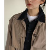 aity アイティ 胸ヨーク付きステンカラーロングコート | Fashion Letter | 詳細画像8