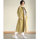 aity アイティ 胸ヨーク付きステンカラーロングコート | Fashion Letter | 詳細画像9