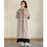aity アイティ 胸ヨーク付きステンカラーロングコート | Fashion Letter | 詳細画像12