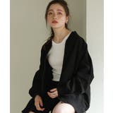 ブラック | aity アイティ パフスリーブロング丈MA | Fashion Letter
