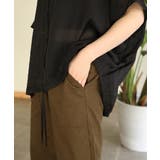 aity アイティ ウエストゴムストレッチツイルベイカーパンツ | Fashion Letter | 詳細画像13