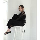 ブラック | aity アイティ サイドビッグポケットサロペットパンツ | Fashion Letter