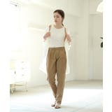 aity アイティ ウエストゴムテーパードツイルパンツ | Fashion Letter | 詳細画像14