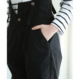 aity アイティ サスペンダー付きハイウェストツイルパンツ | Fashion Letter | 詳細画像6