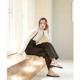 aity アイティ サスペンダー付きハイウェストツイルパンツ | Fashion Letter | 詳細画像12