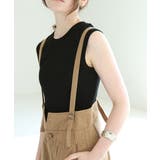 aity アイティ サスペンダー付きハイウェストツイルパンツ | Fashion Letter | 詳細画像19