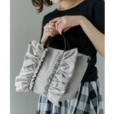 aity アイティ ポリエステルフリルトートバッグ | Fashion Letter | 詳細画像13 