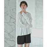 オフホワイト×ブラック | aity アイティ オフショルダー&ショートパンツ | Fashion Letter
