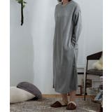 aity アイティ 裏起毛Vネックロングワンピルームウェア | Fashion Letter | 詳細画像13