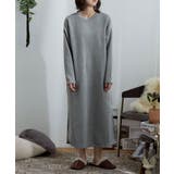 aity アイティ 裏起毛Vネックロングワンピルームウェア | Fashion Letter | 詳細画像14