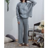 グレー | aity アイティ あったか裏起毛ルームウェア | Fashion Letter