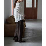 aity アイティ バックレイヤードギャザーロングTシャツ | Fashion Letter | 詳細画像5