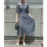 aity アイティ ドットチュールレイヤードドレス | Fashion Letter | 詳細画像10 