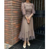 aity アイティ ドットチュールレイヤードドレス | Fashion Letter | 詳細画像15 