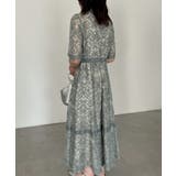 aity アイティ 配色ハシゴレース切替ドレス | Fashion Letter | 詳細画像12 