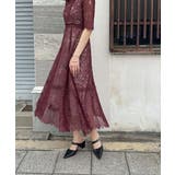 aity アイティ 配色ハシゴレース切替ドレス | Fashion Letter | 詳細画像15 