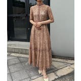 aity アイティ 配色ハシゴレース切替ドレス | Fashion Letter | 詳細画像17 