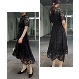 aity アイティ ケミカルレース×ハシゴレース切替ドレス | Fashion Letter | 詳細画像3 