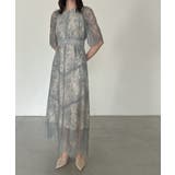 aity アイティ ショルダーギャザーラッセルレースドレス | Fashion Letter | 詳細画像11 