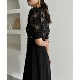 aity アイティ 刺繍レース切り替えフレアドレス | Fashion Letter | 詳細画像6 