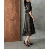 aity アイティ フラワーレースオーガンジーフレアドレス | Fashion Letter | 詳細画像4 