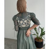 aity アイティ フラワーレースオーガンジーフレアドレス | Fashion Letter | 詳細画像10 