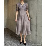 aity アイティ Vネックリーフレースオーガンジードレス | Fashion Letter | 詳細画像12