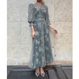 aity アイティ フラワーキャミワンピースチュールレイヤードドレス | Fashion Letter | 詳細画像12 