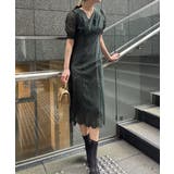 aity アイティ ヴィンテージフラワーレースVネックドレス | Fashion Letter | 詳細画像12 