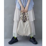 アイボリー | etoll エトル フリルハンドルフェイクレザートートバッグ | Fashion Letter