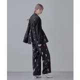 etoll エトル 花柄プリントタックワイドパンツ | Fashion Letter | 詳細画像11
