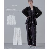 etoll エトル 花柄プリントタックワイドパンツ | Fashion Letter | 詳細画像12