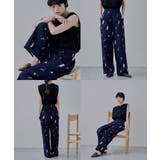 etoll エトル 花柄プリントタックワイドパンツ | Fashion Letter | 詳細画像15