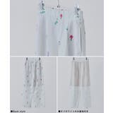 etoll エトル 花柄プリントタックワイドパンツ | Fashion Letter | 詳細画像19