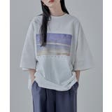 etoll エトル デザインプリントBIGシルエットTシャツ | Fashion Letter | 詳細画像8 