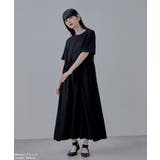 etoll エトル ウエストギャザーコットンワンピース | Fashion Letter | 詳細画像2