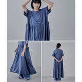 etoll エトル ウエストギャザーコットンワンピース | Fashion Letter | 詳細画像7
