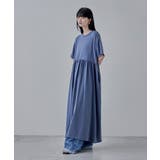 etoll エトル ウエストギャザーコットンワンピース | Fashion Letter | 詳細画像8