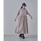 etoll エトル ウエストギャザーコットンワンピース | Fashion Letter | 詳細画像10