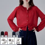 etoll エトル UVカットクルーネックシアーカーディガン | Fashion Letter | 詳細画像1