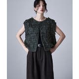 etoll エトル ループデザインショートニットベスト | Fashion Letter | 詳細画像8 