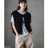 etoll エトル ループデザインショートニットベスト | Fashion Letter | 詳細画像10 