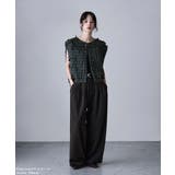 etoll エトル ループデザインショートニットベスト | Fashion Letter | 詳細画像15 
